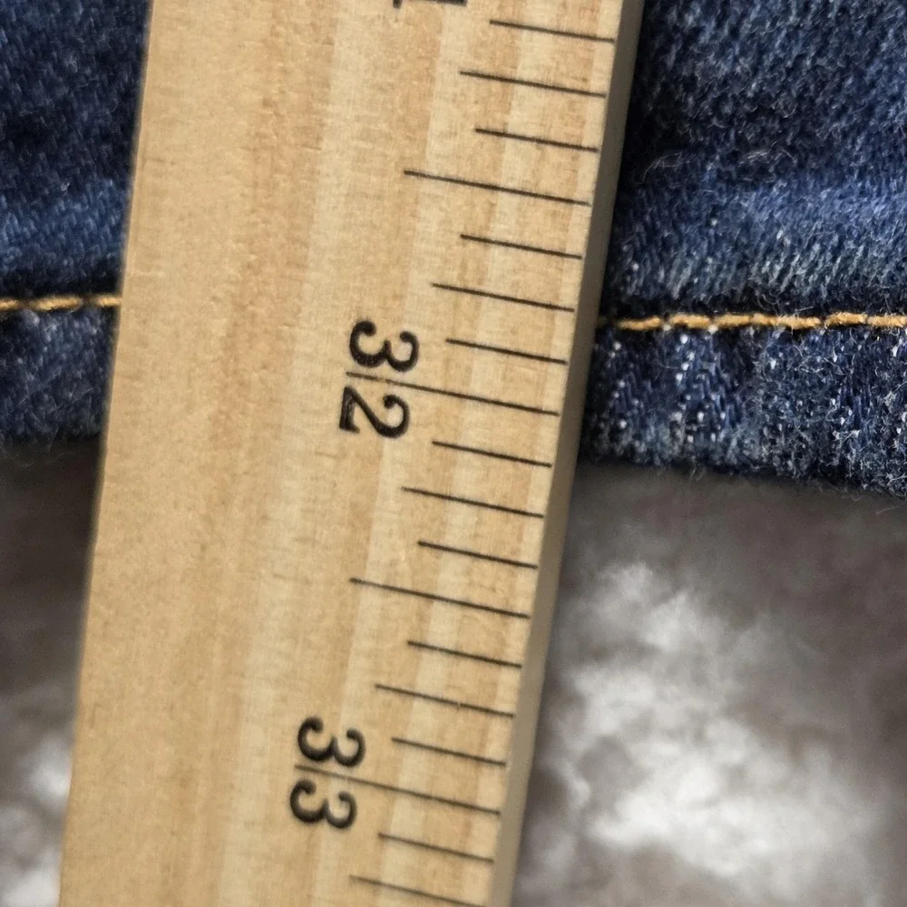 Levis 501 Jeans Mens 48x32 Blue Regular Fit Straight Denim Pants Stretch